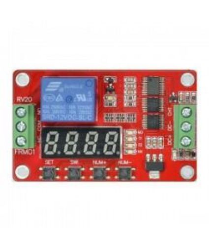 Billede af Universal timer med display - 18 funktioner - 24V 10A