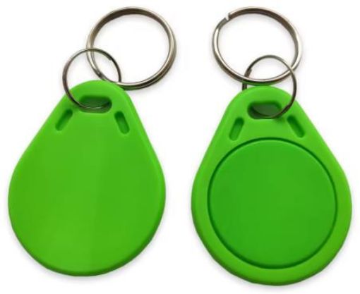 Billede af Mifare Classic Nøglebrik Grøn